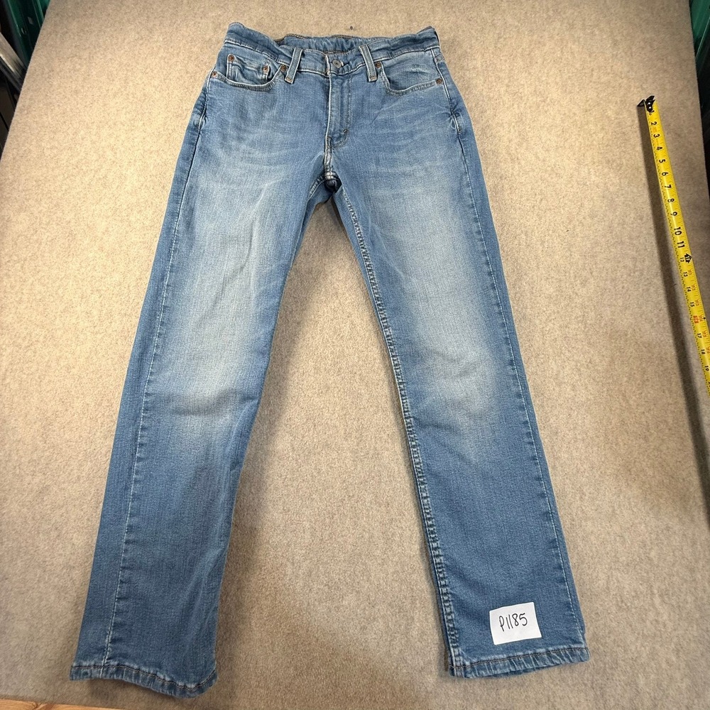 Levis 514 Straight Fit Jeans Mens 30x30 Medium Wash Blue Denim Pants